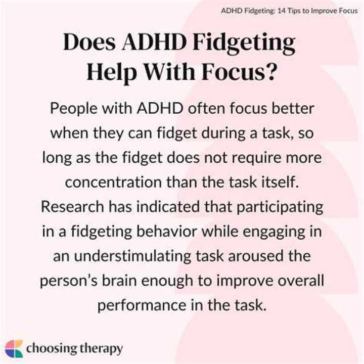 Can fidgeting help you focus?