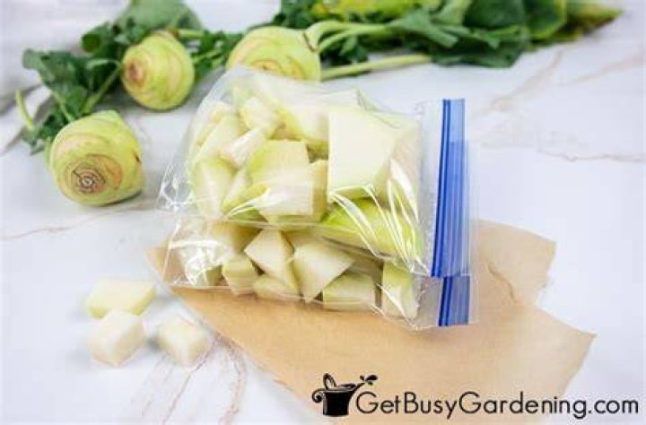 Can kohlrabi be frozen?