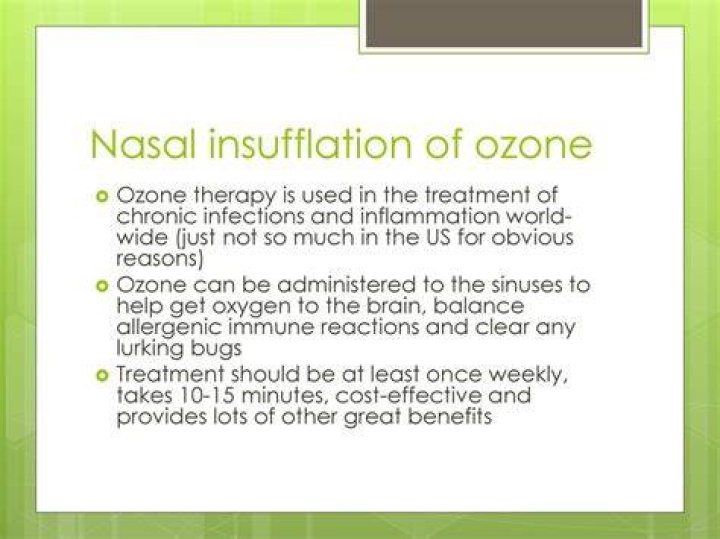 How is nasal insufflation used?