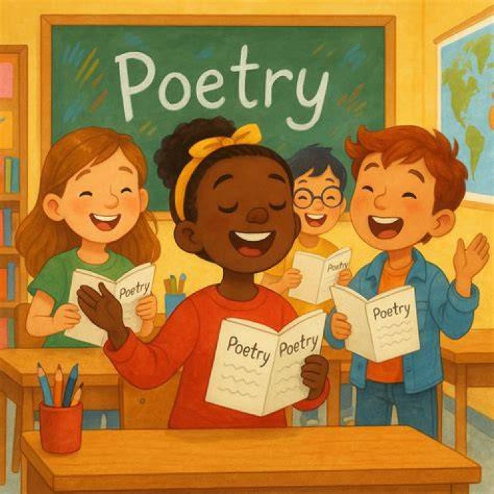 In reciting a poem?