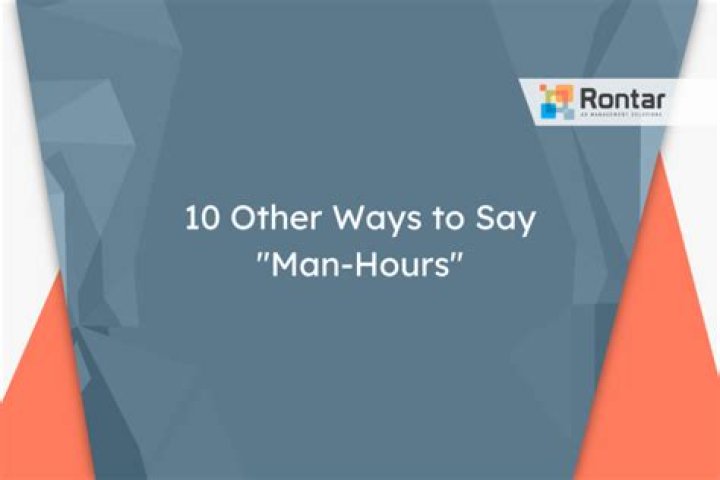 Is the term man hours politically correct?