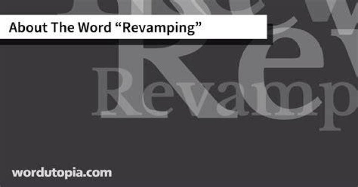 Is there a word revamping?