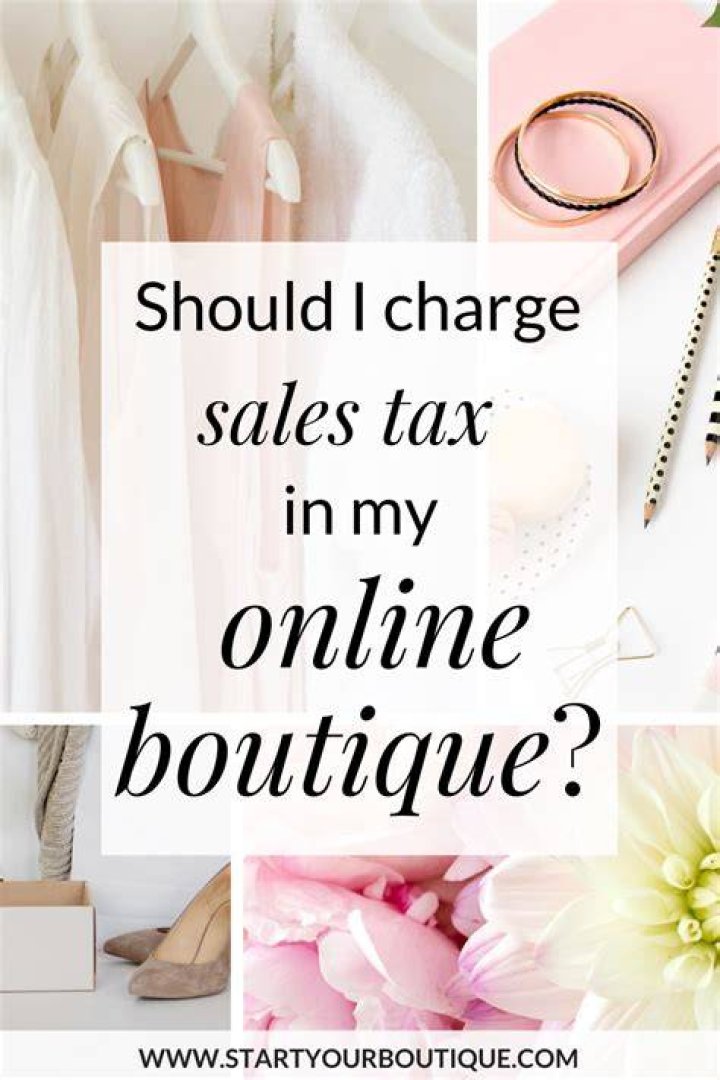 Should online retailers charge sales tax?