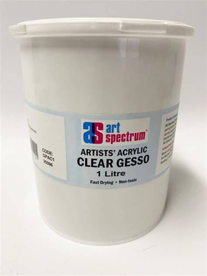 What is clear gesso?