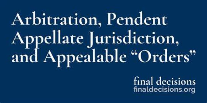 What orders are appealable in federal court?