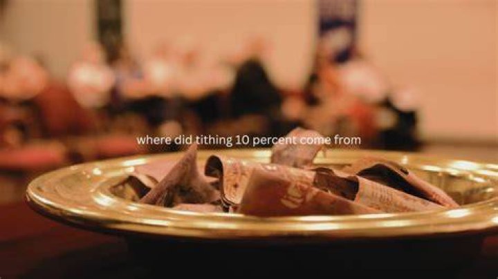 Where did tithing come from?